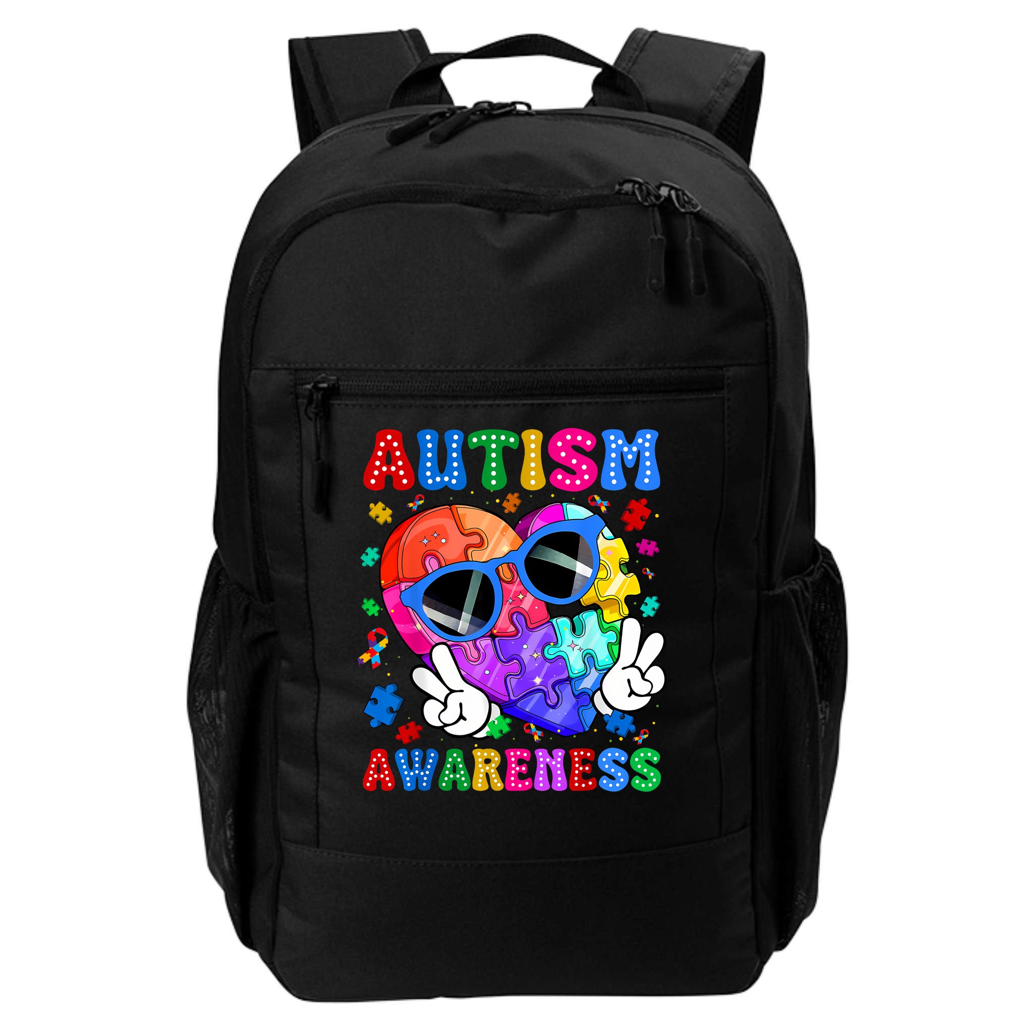 Groovy Autism Awareness  Autistic Autism Backpack