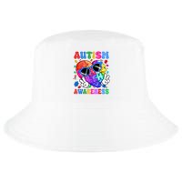 Groovy Autism Awareness  Autistic Autism Cool Comfort Performance Bucket Hat