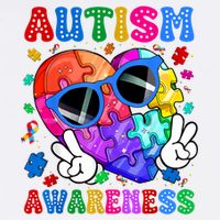 Groovy Autism Awareness  Autistic Autism Sustainable Bucket Hat