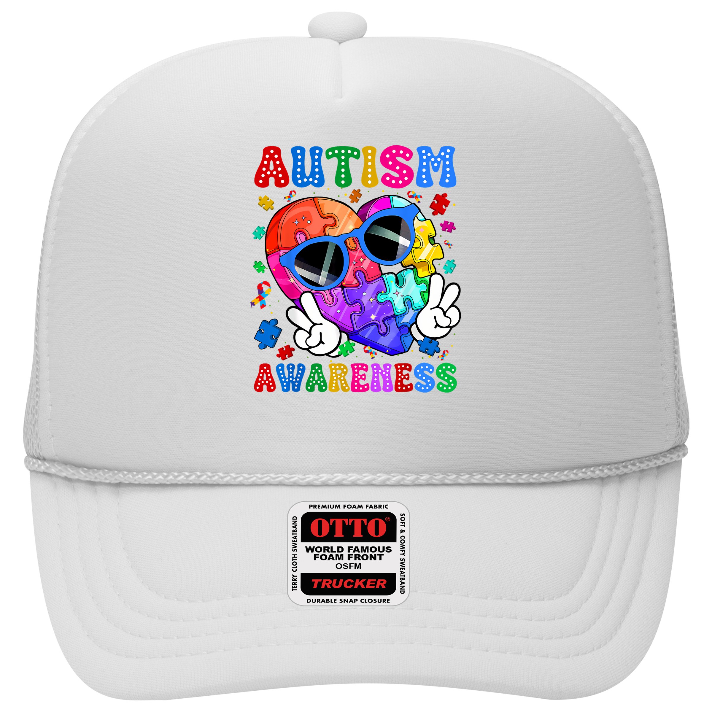 Groovy Autism Awareness  Autistic Autism Hat
