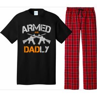 Guns Armed And Dadly Funny Deadly Father Pajama Set