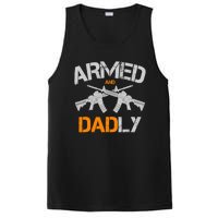 Guns Armed And Dadly Funny Deadly Father PosiCharge Competitor Tank