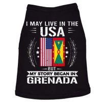 Grenada American And Grenada Flags Proud Grenada Doggie Tank