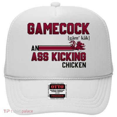 Gamecock An Ass Kicking Chicken High Crown Mesh Back Trucker Hat