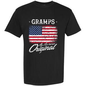 Gramps An American Original Patriotic 4th Of July Garment-Dyed Heavyweight T-Shirt