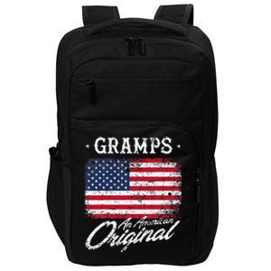 Gramps An American Original Patriotic 4th Of July Impact Tech Backpack