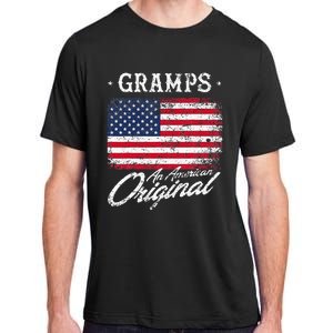 Gramps An American Original Patriotic 4th Of July Adult ChromaSoft Performance T-Shirt