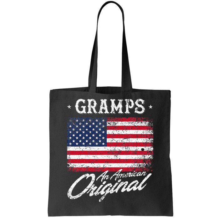 Gramps An American Original Patriotic 4th Of July Tote Bag