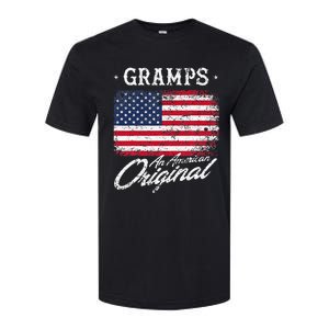 Gramps An American Original Patriotic 4th Of July Softstyle CVC T-Shirt