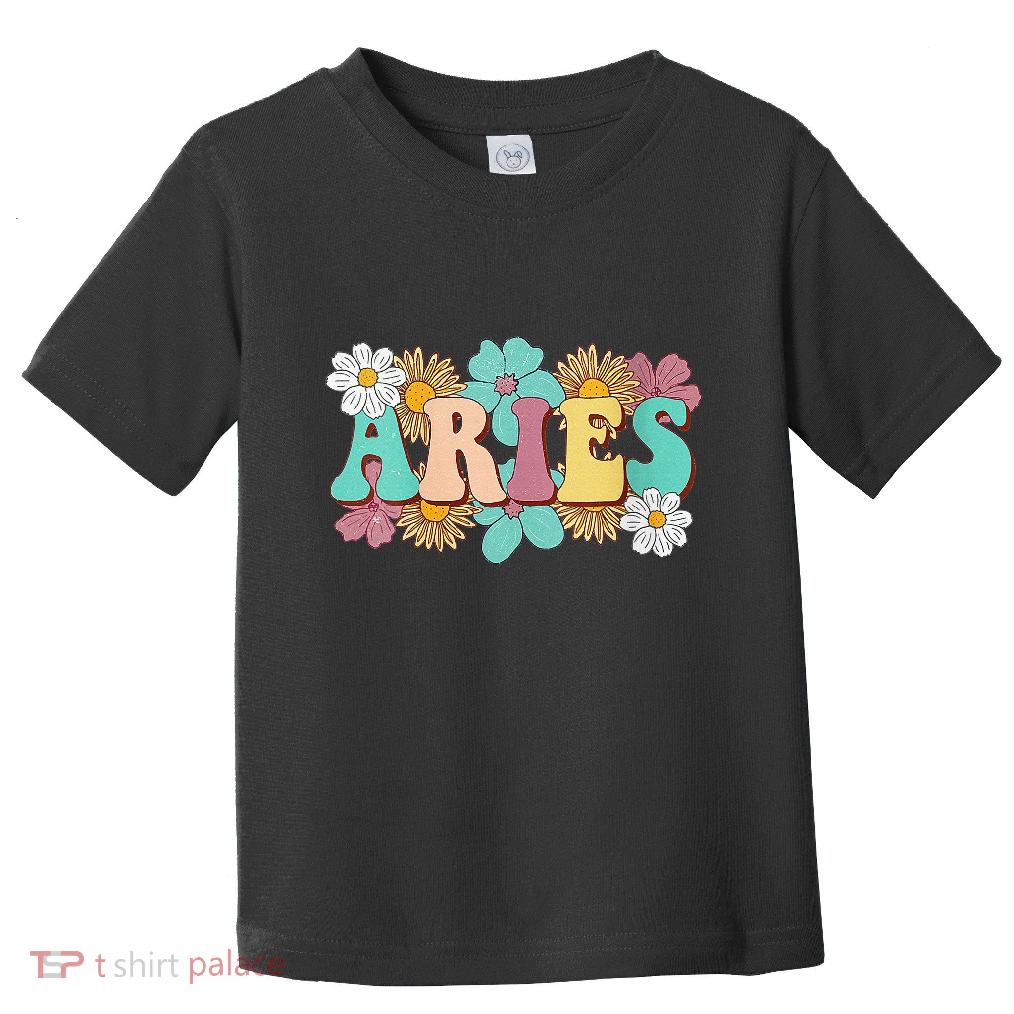 Groovy Aries Astrology Zodiac Sign March April Birthday Toddler T-Shirt