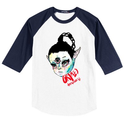 Grimes Art Angels Baseball Sleeve Shirt