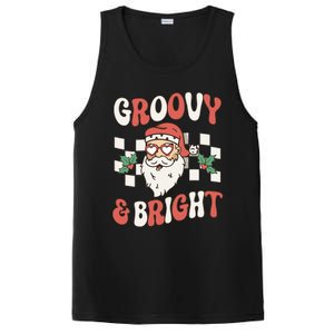 Groovy and Bright Christmas Santa Outfit 80s Retro Groovy PosiCharge Competitor Tank