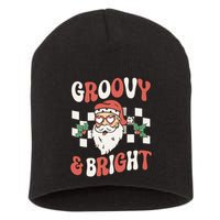 Groovy and Bright Christmas Santa Outfit 80s Retro Groovy Short Acrylic Beanie