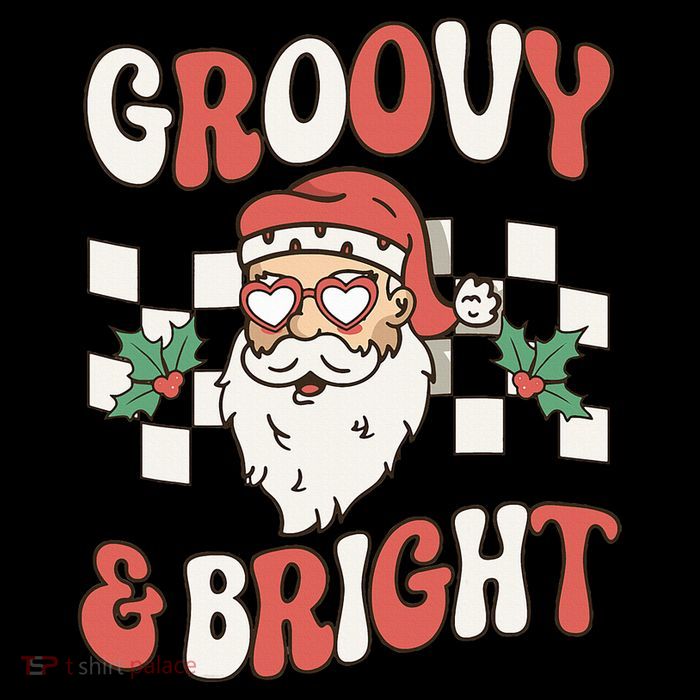 Groovy and Bright Christmas Santa Outfit 80s Retro Groovy Short Acrylic Beanie