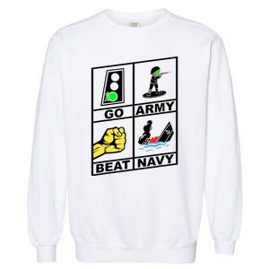 Go Army! Beat ! 2019 Pictures Are Worth 1000 Words Garment-Dyed Sweatshirt