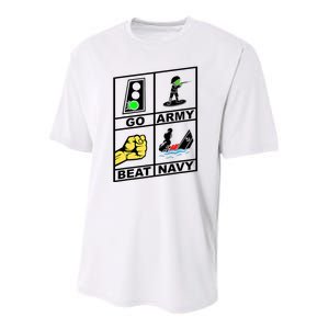 Go Army! Beat ! 2019 Pictures Are Worth 1000 Words Youth Performance Sprint T-Shirt