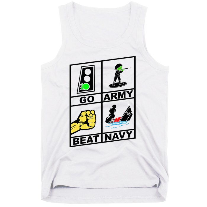 Go Army! Beat ! 2019 Pictures Are Worth 1000 Words Tank Top