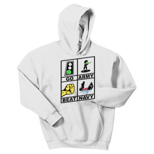 Go Army! Beat ! 2019 Pictures Are Worth 1000 Words Kids Hoodie