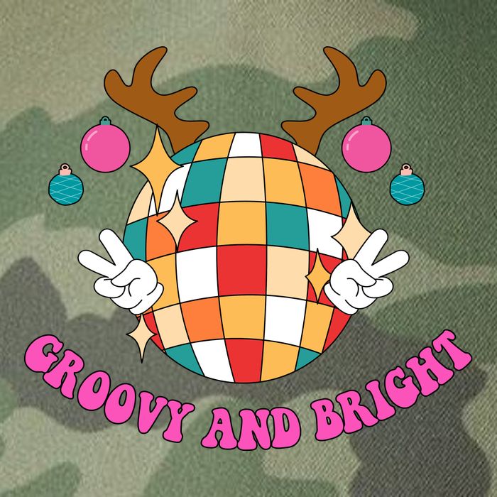 Groovy And Bright Disco Christmas Reindeer Legacy Tie Dye Trucker Hat