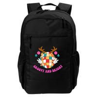 Groovy And Bright Disco Christmas Reindeer Backpack