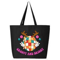 Groovy And Bright Disco Christmas Reindeer 25L Jumbo Tote