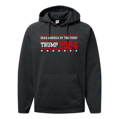 Grab America By The Pussy Performance Fleece Hoodie