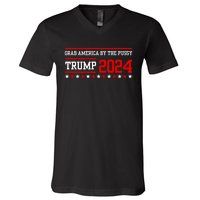 Grab America By The Pussy V-Neck T-Shirt