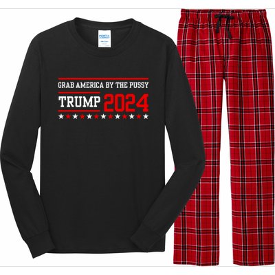 Grab America By The Pussy Long Sleeve Pajama Set