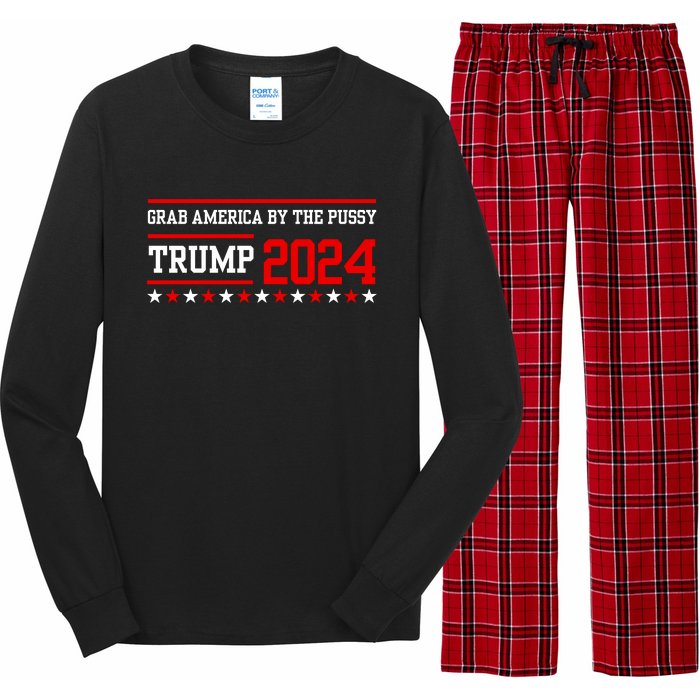 Grab America By The Pussy Long Sleeve Pajama Set