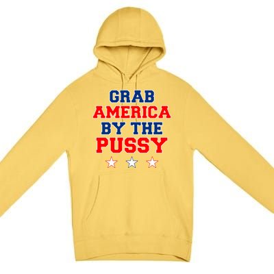 Grab America By The Pussy Donald Trump President Premium Pullover Hoodie