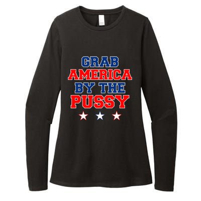 Grab America By The Pussy Donald Trump President Womens CVC Long Sleeve Shirt