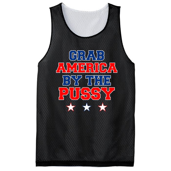 Grab America By The Pussy Donald Trump President Mesh Reversible Basketball Jersey Tank