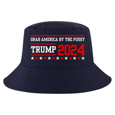 Grab America By The Pussy Trump 2024 Cool Comfort Performance Bucket Hat