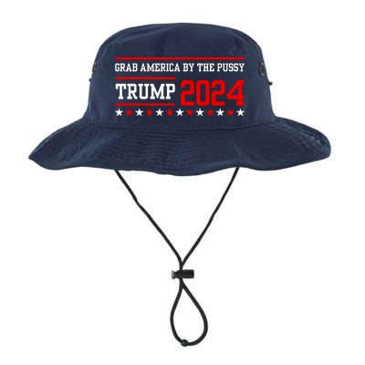 Grab America By The Pussy Trump 2024 Legacy Cool Fit Booney Bucket Hat