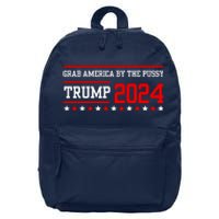 Grab America By The Pussy Trump 2024 16 in Basic Backpack