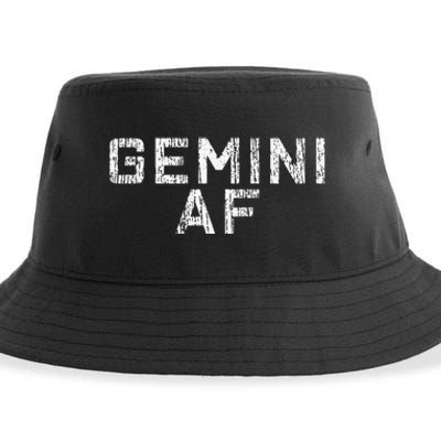 Gemini Astrology Birthday Gift Sign Sustainable Bucket Hat