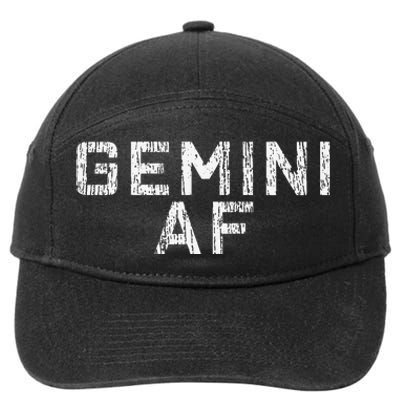 Gemini Astrology Birthday Gift Sign 7-Panel Snapback Hat