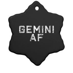 Gemini Astrology Birthday Gift Sign Ceramic Star Ornament