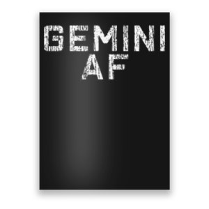 Gemini Astrology Birthday Gift Sign Poster