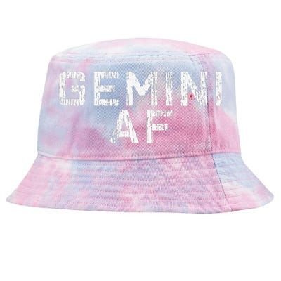 Gemini Astrology Birthday Gift Sign Tie-Dyed Bucket Hat