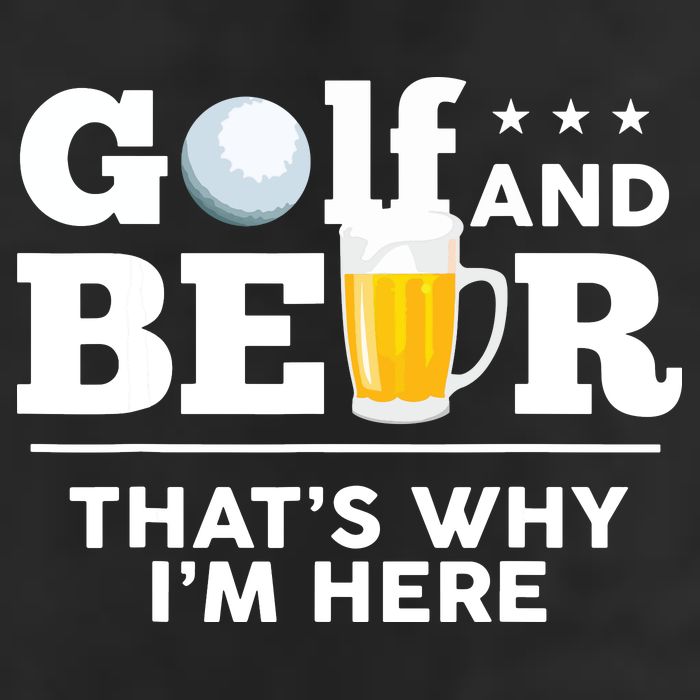 Golf And Beer That's Why I'm Here | Funny Golf Player Sarcasm 15oz Campfire Ceramic Mug