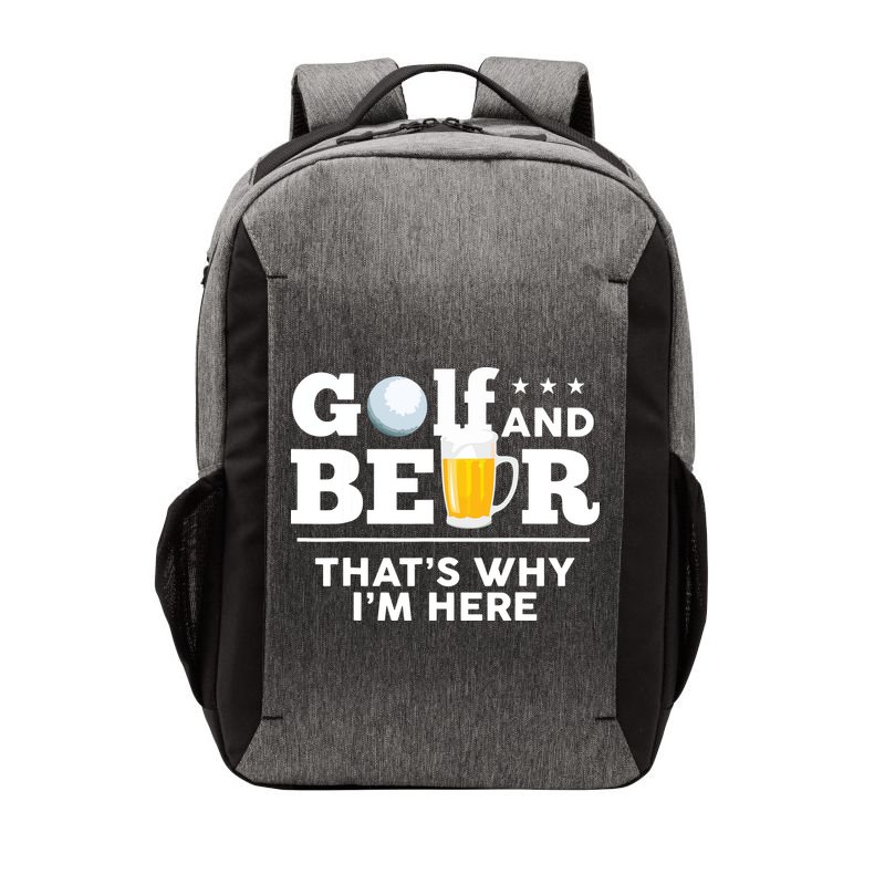 Golf And Beer That's Why I'm Here | Funny Golf Player Sarcasm Vector Backpack