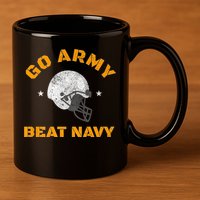 Go Army Beat AmericaS Game Sports Football 11oz C Handle Ceramic Mug