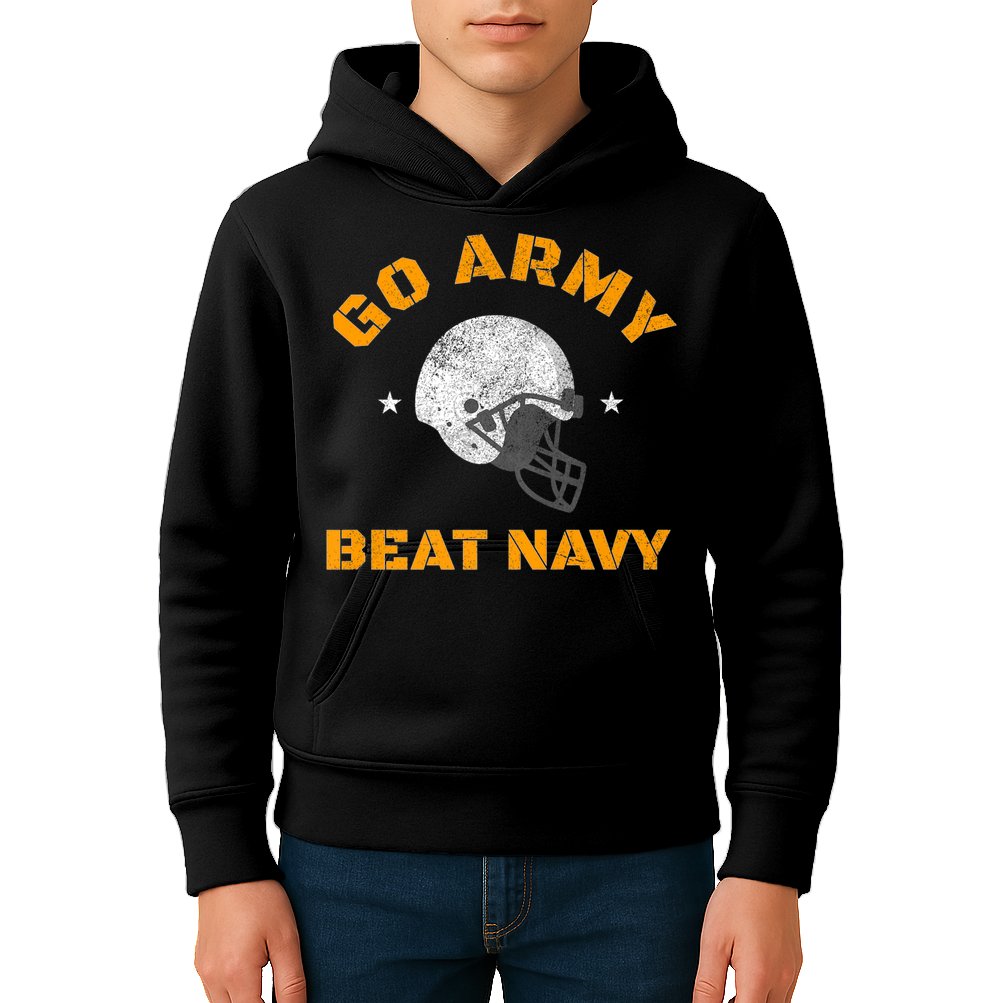 Go Army Beat AmericaS Game Sports Football Kids Hoodie