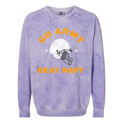 Go Army Beat Navy America's Game Sports Football T Sweathirt Colorblast Crewneck Sweatshirt