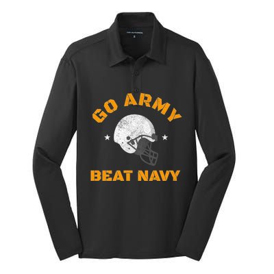 Go Army Beat Navy America's Game Sports Football T Sweathirt Silk Touch Performance Long Sleeve Polo