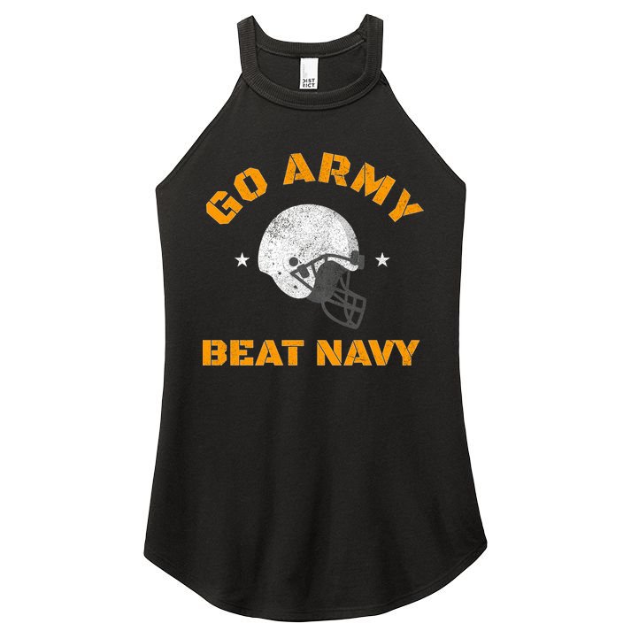 Go Army Beat Navy America's Game Sports Football T Sweathirt Women's Perfect Tri Rocker Tank