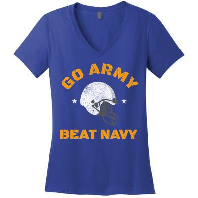 Go Army Beat Navy America's Game Sports Football T Sweathirt Women's V-Neck T-Shirt