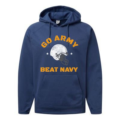 Go Army Beat Navy America's Game Sports Football T Sweathirt Performance Fleece Hoodie