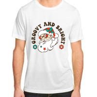 Groovy And Bright Santa Retro Christmas Winter Party Adult ChromaSoft Performance T-Shirt